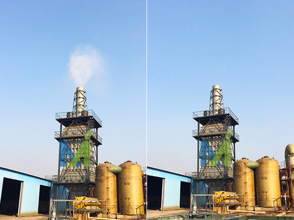 鋅焙砂生產(chǎn)線濕電除塵器投入運行