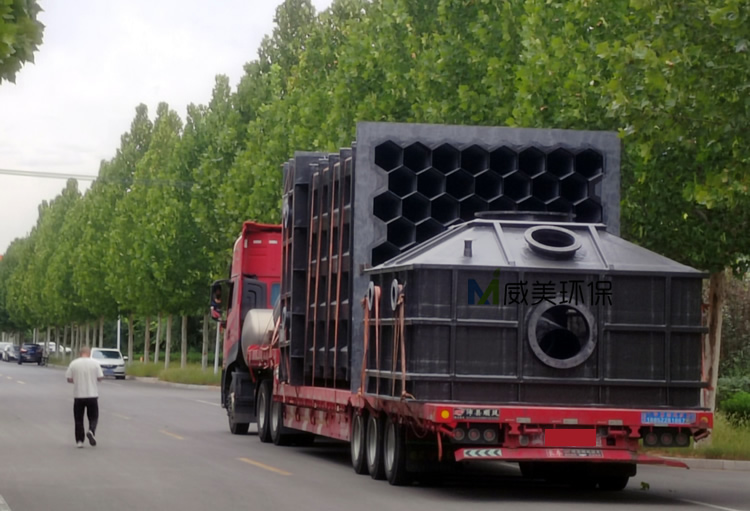 回轉窯煉鋅尾氣治理濕電除塵器發貨寧夏